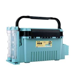Boîte à leurres pour le rangement des équipements de pêche, conteneur d'appâts bleu portable et étanche de 30 à 40L pour une utilisation en extérieur - Product Image 1
