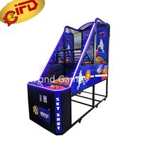 Machine de basket-ball à pièces d'occasion IFD pour adultes, jeux de tir à la balle, machine d'arcade de basket-ball à prix réduit