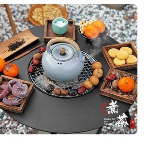 Có thể gập lại đa chức năng cắm trại BBQ nướng ngoài trời dã ngoại Vòng nướng gấp bàn nướng - Product Image 3