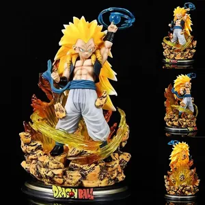 Figura de Colección de Anime, Modelo de Personaje de Dibujos Animados, Estatua de PVC de 22 cm, Figura Grande de Dragón <span class=keywords><strong>Gotenks</strong></span> - Product Image 2