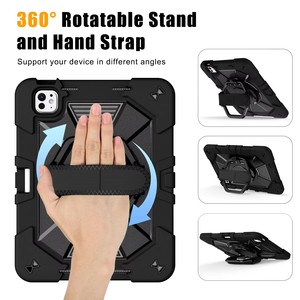 Étui de tablette robuste antichoc Aoermei avec support rotatif à 360°, coque de protection en TPU+PC pour iPad, pour tablette Redmi <span class=keywords><strong>Pad</strong></span> - Product Image 6