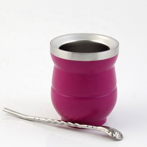 Durable beau Portable D'amérique Du Sud en plastique tasse à café fiole à vide pour maté - Product Image 5