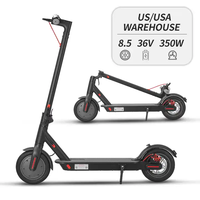 Scooter électrique de 8.5 pouces d'approvisionnement direct d'usine, planche à roulettes électrique portative pliable légère d'alliage d'aluminium