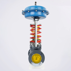 Углеродистая сталь самоуправляемый клапан регулирования давления PN16 фланцевый шаровой клапан - Product Image 3