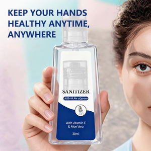 AWVA Huile d'olive minérale antibactérienne transparente, mini <span class=keywords><strong>gel</strong></span> désinfectant pour les mains sans eau, 50 ml, nettoyage facile pour adultes AWVA-50-WAS - Product Image 3