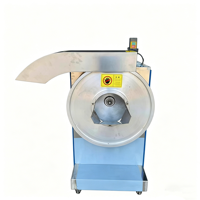 Machine de découpe et de tranchage automatique professionnelle en acier inoxydable pour fruits et légumes, pour la transformation des légumes