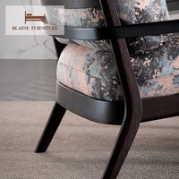 Fauteuil élégant simple de luxe en bois massif, jambes, tissu et velours, mobilier d'intérieur et de salon, blanc, pour loisirs, nouveau,