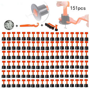 Sistema de nivelación de azulejos de 50/151 Uds. Para colocación de azulejos, cuñas de nivel, espaciadores de alineación para nivelador, localizador, Espaciadores, alicates, suelo, pared - Product Image 2