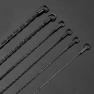 Collier étanche en acier inoxydable noir, motif marteau circulaire, style Hip-Hop RAP, bijoux tendance - Product Image 2