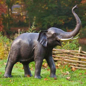정원 장식용 코끼리 동상 청동 동물 조각 태국산 핫세일 - Product Image 1