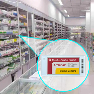 Wholesale Nfc Batteryless E Ink Epaper Display Electronic Shelf Label Esl System Smart Digital Tag For Pharmacy And Hospital Use - Product Image 1