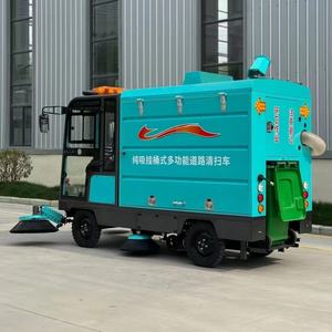 Nouvelle balayeuse électrique multifonctionnelle 72V puissante avec aspirateur et fonction de lavage de voiture, certifiée CE, cuve de 240L - Product Image 5