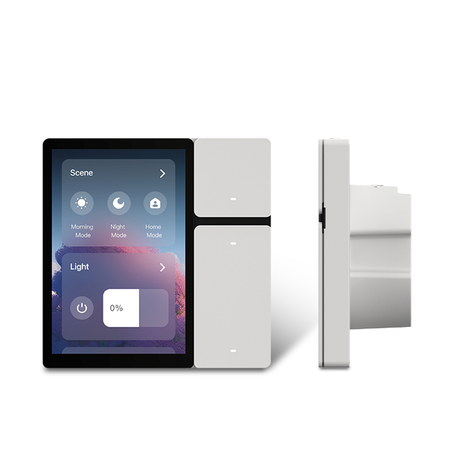 Trending Smart AI Electrical Wall Switch with Wi-Fi Connectivity, Equipped with a Touch Control Panel Compatible with Tuya