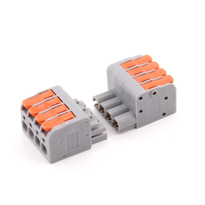 Bornier à connexion rapide sans soudure KV232 avec fils insérés aux <span class=keywords><strong>deux</strong></span> extrémités, borne à connexion traversante 5p - Product Image 4