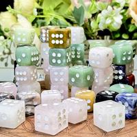Prix d'usine, vente en gros : Dés en cristal de quartz rose sculpté et poli, en forme de cube, pour jeux et bien-être
