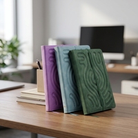 Carnet A5 en cuir PU avec logo personnalisé 2025 2026, agenda quotidien, journal