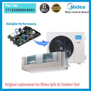 แผงควบคุมหลักภายนอกสำหรับเครื่องปรับอากาศแบบแยกส่วน Midea รุ่น 17123000004853 แผงวงจร PCB อะไหล่ HVAC สำหรับเปลี่ยน - Product Image 3