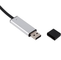 Adaptador de Interfaz USB DMX512 con Cubierta de PVC y Blindaje Trenzado para Control de Luces LED de Escenario, Atenuador por Computadora