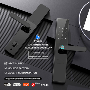 แอป TTlock ล็อคประตูอัจฉริยะแบบใช้ลายนิ้วมือ รหัสผ่าน ปุ่มกดดิจิตอล พร้อมระบบสแกนลายนิ้วมือสำหรับประตู - Product Image 6