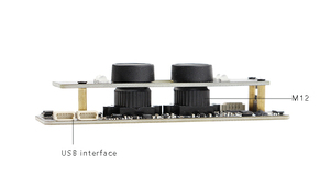 Nhà máy 2 <span class=keywords><strong>Megapixel</strong></span> UVC ổ đĩa miễn phí 3D liveness phát hiện WDR nhận dạng khuôn mặt binocularl ống kính kép máy ảnh mô-đun USB2.0 - Product Image 3
