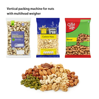 Machine d'emballage automatique VFFS pour céréales, grains et granulés de 1 kg avec peseuse multi-têtes