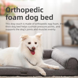 Huisdierenbedden Fabrikant Directe Verkoop Grote Traagschuim Orthopedische Huisdierenbedden Luxe Gezellig Hondenbed Voor Grote Honden - Product Image 3