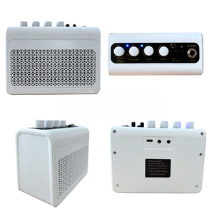 10-watt sạc Guitar Điện khuếch đại loa ABS vật liệu nhựa với hiệu ứng âm thanh rõ ràng reverb và biến dạng - Product Image 3