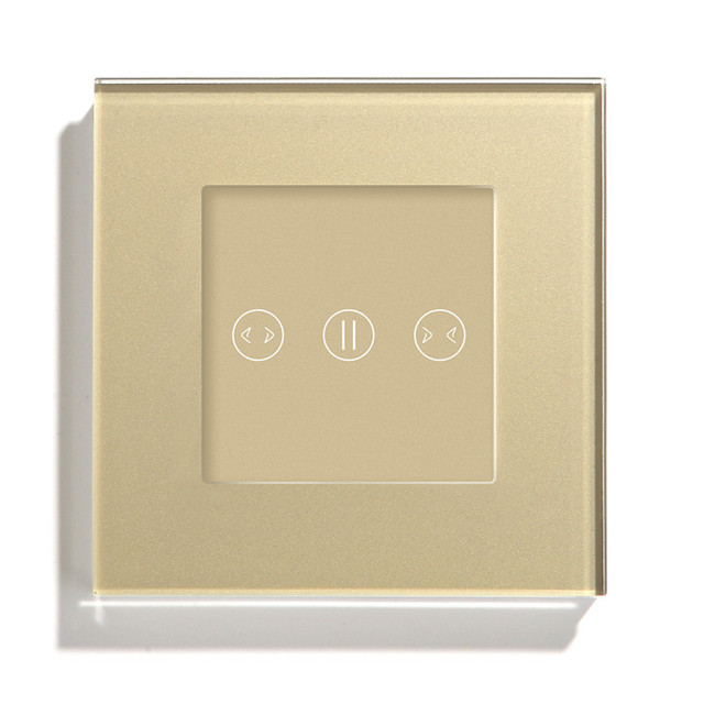 86*86mm EU UK Standard 1 Gang 10A Smart Wifi Curtain Control Switch Connect Alexa Google Home 220V Smart Home Device