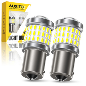 หลอดไฟ LED AUXITO 6000K 12V 1156 BA15S ไฟเลี้ยว ไฟเบรก ใช้ได้กับรถยนต์ทั่วไป สำหรับการดัดแปลงและอัปเกรด - Product Image 1