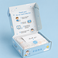 Boîte en carton ondulé écologique personnalisée avec impression recto-verso et papier de soie pour vêtements, chaussures, jouets et fournitures scolaires pour enfants