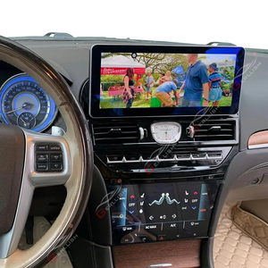 <span class=keywords><strong>Radio</strong></span> de coche para Chrysler 300 300C 2011-2023 Android Auto Carplay 12,3 + 9,66 pulgadas luz <span class=keywords><strong>azul</strong></span> pantalla táctil antideslumbrante función 360 - Product Image 1
