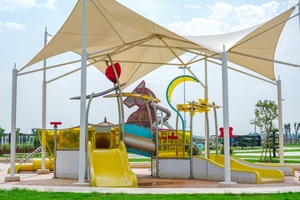 Équipement de jeu extérieur sur mesure pour grands projets de parcs écologiques, avec toboggan non standard - Product Image 4