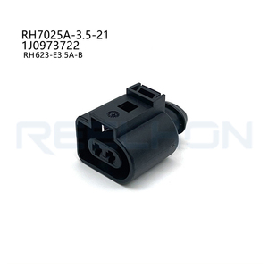 Konektor soket klakson listrik Pria Wanita, konektor Terminal listrik kawat otomotif 2 Pin - Product Image 1