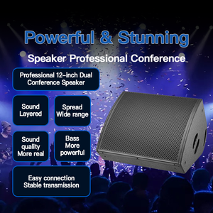 단일 야외 공연용 모니터 스피커 RGB LED 조명 IPX5 방수 DC 전원 홈 시어터용 - Product Image 4