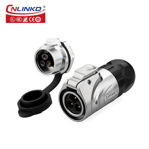 Cnlinko 10a クイックコネクタ 3ピン M16 メタルタイプ オス・メス 防水コネクタ - Product Image 6