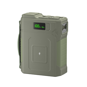 Station d'alimentation LiFePO4 120 000 mAh à longue durée de vie, double USB-C 100W, charge sans fil 15W pour ordinateurs portables, drones et utilisation hors réseau - Product Image 1