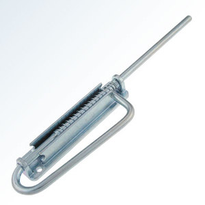 Pestillo de barril de acero galvanizado con resorte, estilo bucle, antirrobo, para puertas de cobertizos exteriores, apartamentos y bodegas. - Product Image 2