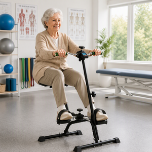 Mini vélo d'exercice pour la rééducation des pieds, des mains, des bras, des jambes et des genoux pour personnes âgées - Product Image 1
