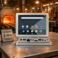 PC Industrial Todo en Uno Android de 21.5 Pulgadas con Pantalla Táctil 4K, Computadora de Panel sin Ventilador para Señalización Digital Interactiva