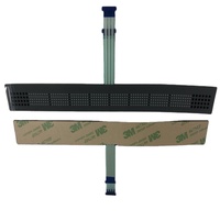 Sensor Tekanan Film Tipis Fleksibel FPC Output Sensor Ketersediaan Tempat Duduk Sakelar Membran Keypad LED Backlit Warna Dapat Disesuaikan untuk
