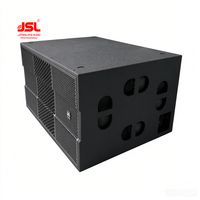 Subwoofer passif double 18 pouces 1200W Nominaux 4800W de crête 4 Ohms 139dB Haut-parleur de basses audio professionnel pour concerts et festivals LA-218B