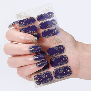 Láminas Adhesivas para Uñas con Curado UV, Calidad Profesional, Larga Duración, No Tóxicas, en Caja, Arte de Uñas GZ RTS, Pedido Mixto al por Mayor - Product Image 3