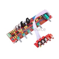 Carte de réglage 5.1 canaux HIFI fièvre carte de niveau avant produits authentiques NE5532 potentiomètre type de séparation double AC12V15V
