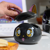 Tasses à lait en porcelaine Sailor Moon en forme de chat, mugs 3D en céramique pour le petit-déjeuner, tasses à eau, cadeaux pour adultes et enfants