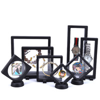 Cadre de présentation suspendu en film PE transparent pour bijoux, bagues, colliers, badges, épingles à cheveux – Boîte de rangement et d'emballage