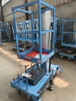 Nouvelle plateforme mobile électrique en alliage d'aluminium SJL20-160-6 avec une hauteur maximale de 20 pouces pour la construction et la vente au détail
