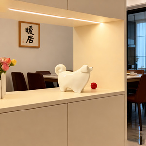 Estatuetas de Cão do Zodíaco Chinês em Resina Esculpida, Artesanato Artístico Colecionável YiDang YD-161 para Sala de Estar e Quarto - Product Image 5