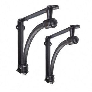 Wall Mounted L Shaped Angle <b>Bracket</b> Metal Multifunctional Corner Brace <b>Shelf</b> <b>Brackets</b> for Commodity Furniture Fittings Hardware - Product Image 2