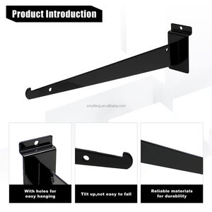 Bán Hot Chrome kim loại Pegboard dây hiển thị Hooks mẫu miễn phí cho siêu thị và cửa hàng sử dụng sắt vật liệu thép - Product Image 2