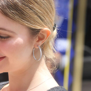 Orecchini a Perno Geometrici Rotondi per Donne, Accessori per Orecchie Semplici per Uso Quotidiano - Product Image 2